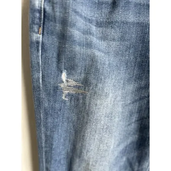 White House Black Market Jeans Womens The Girlfriend Soft Denim Light Distressed - Picture 5 of 12